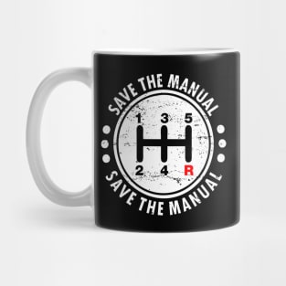 Save The Manuals - 3 Pedals Mug